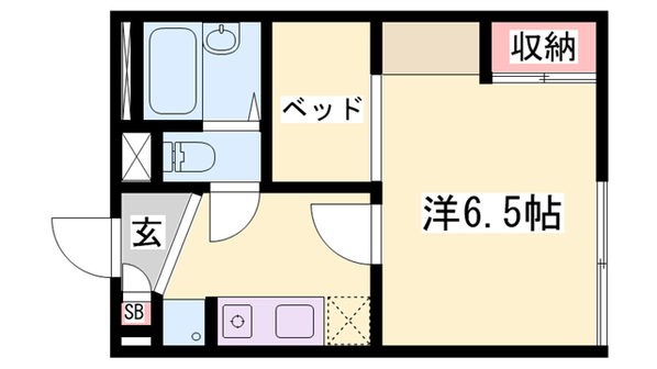 明石駅 徒歩8分 1階の物件間取画像